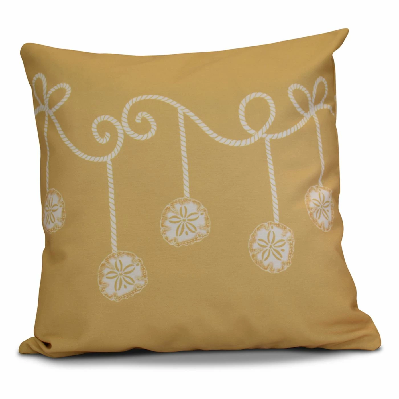 New β Decorative β Christmas Pillows E By Design Sanddollar Ornaments Decorative Pillow β - Image 4