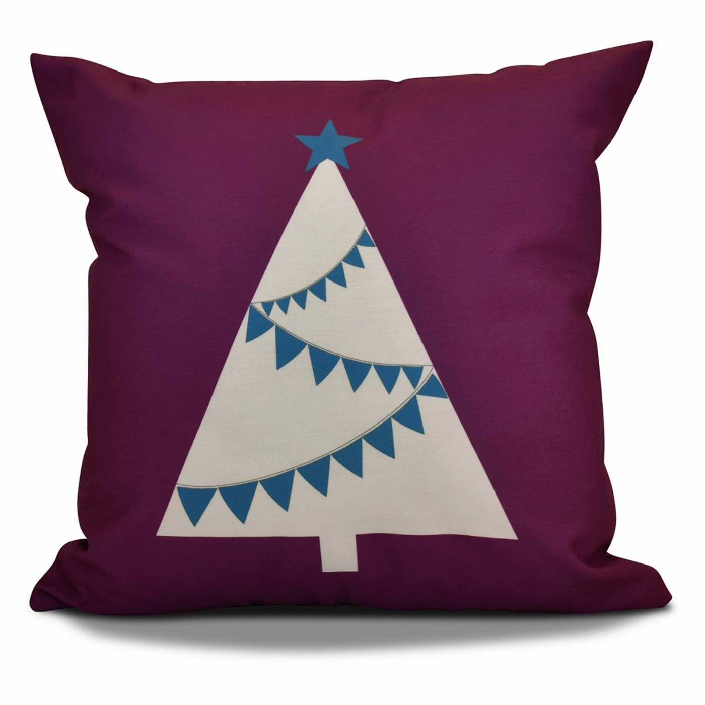 Budget π Decorative β Christmas Pillows E By Design Garland Tree Decorative Pillow π - Image 4