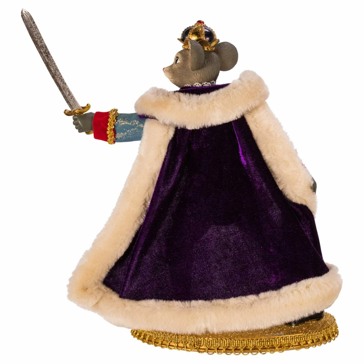 Cheap π Decorative π Christmas Accents Kurt Adler 11.5 In. Fabriche Mouse King With Sword π₯ - Image 3