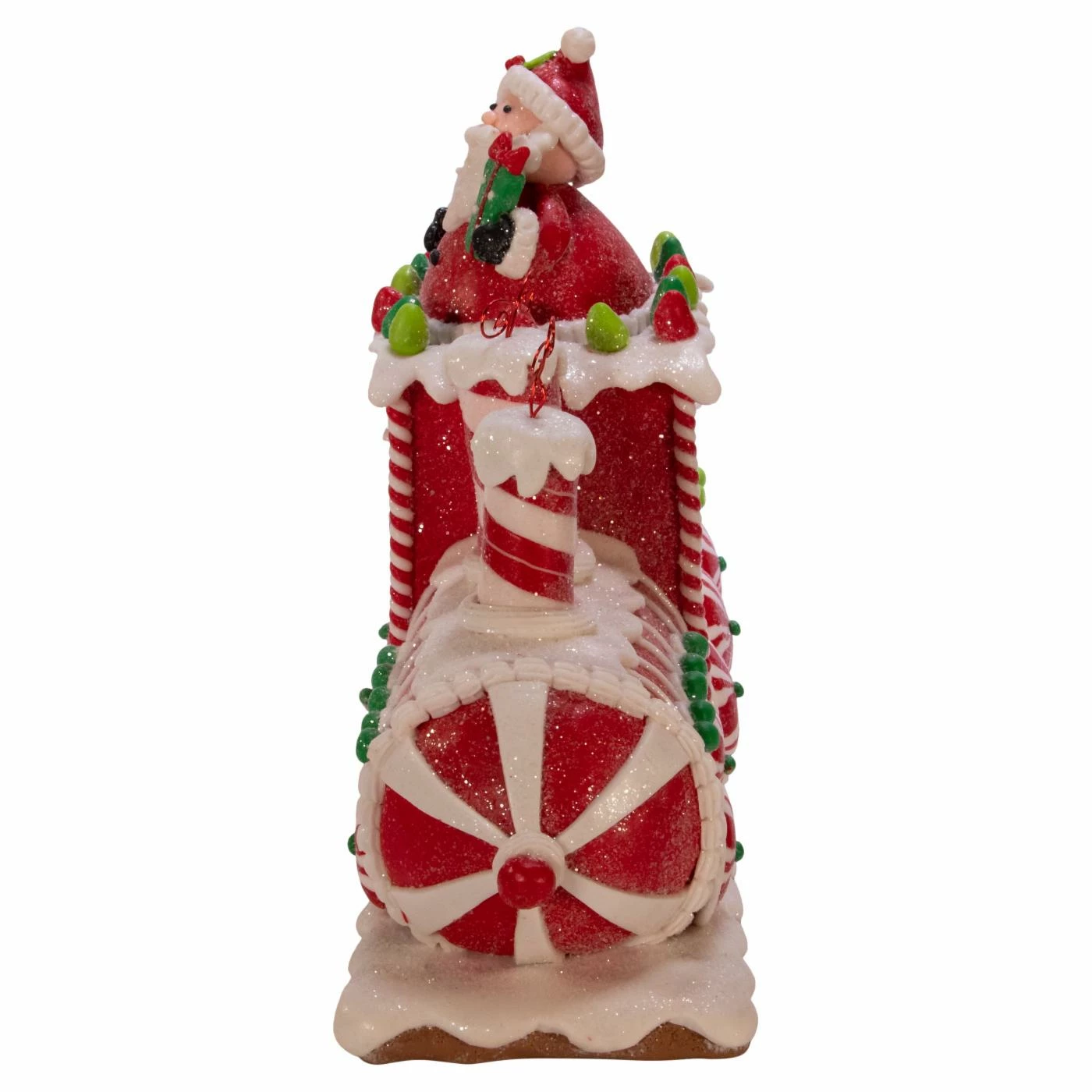 Outlet π Decorative π Christmas Accents Kurt Adler 7.5 In. Battery Operated Gingerbread Junction LED Train Table Piece π€© - Image 3