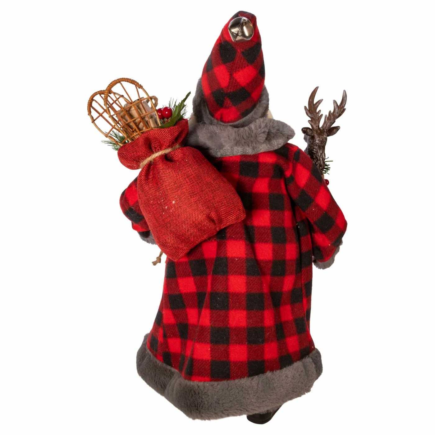 Promo π Santa Figurines Kurt Adler 18 In. Kringle Klaus Red And Gray Santa 𧨠- Image 3