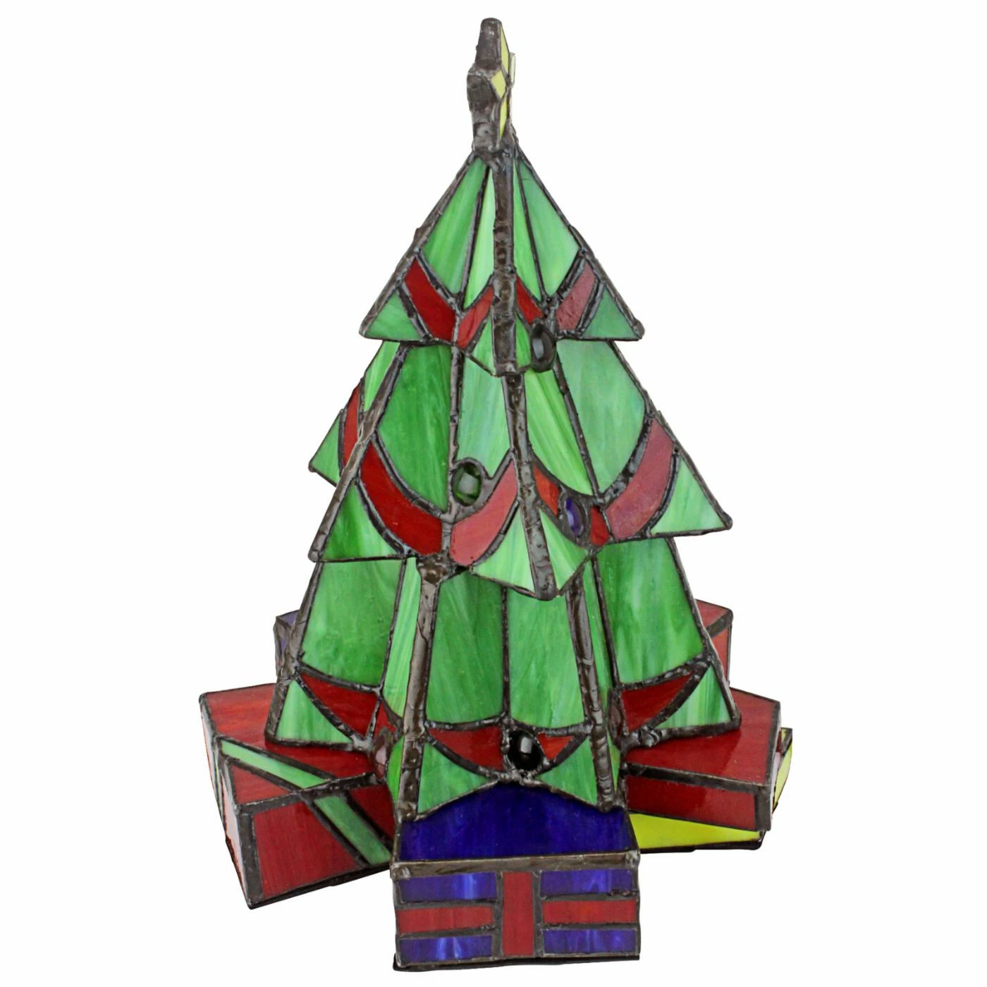 Hot Sale π€© Tabletop π Christmas Tree DΓ©cor Design Toscano π Christmas Tree Stained Glass Illuminated Sculpture β - Image 4