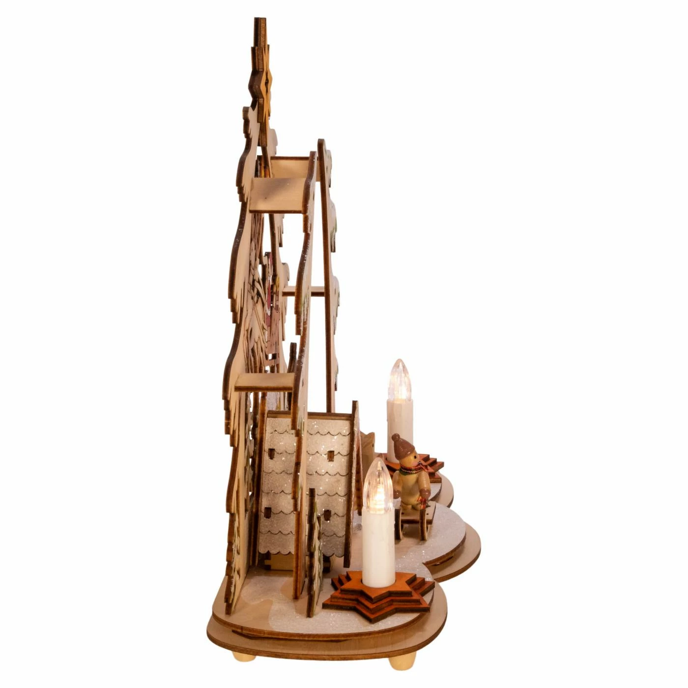 Budget π Decorative π Christmas Accents Kurt Adler 10.82 In. Battery Operated Village LED House π - Image 5