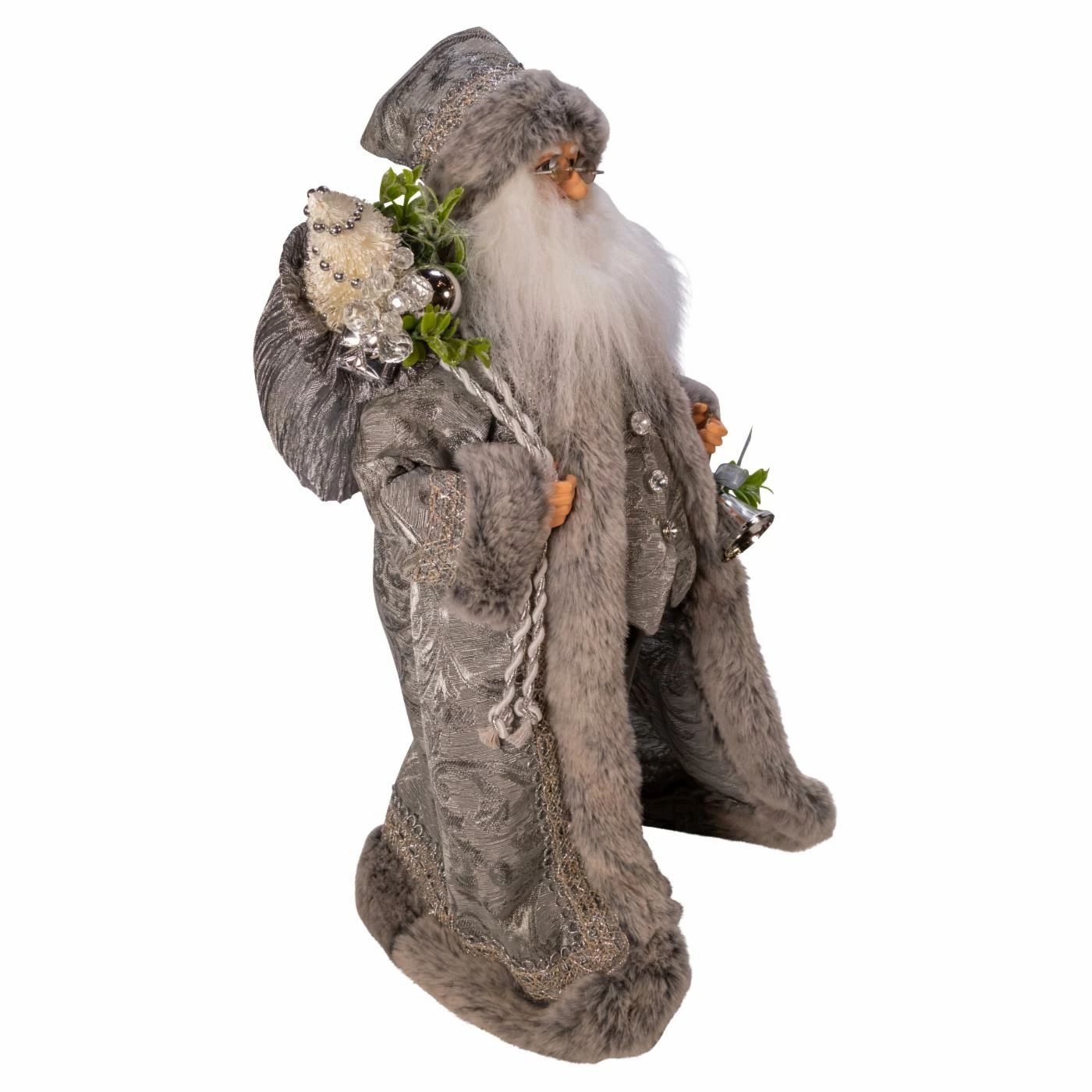 Cheapest π Santa Figurines Kurt Adler 18 In. Kringle Klaus Silver Santa β - Image 5