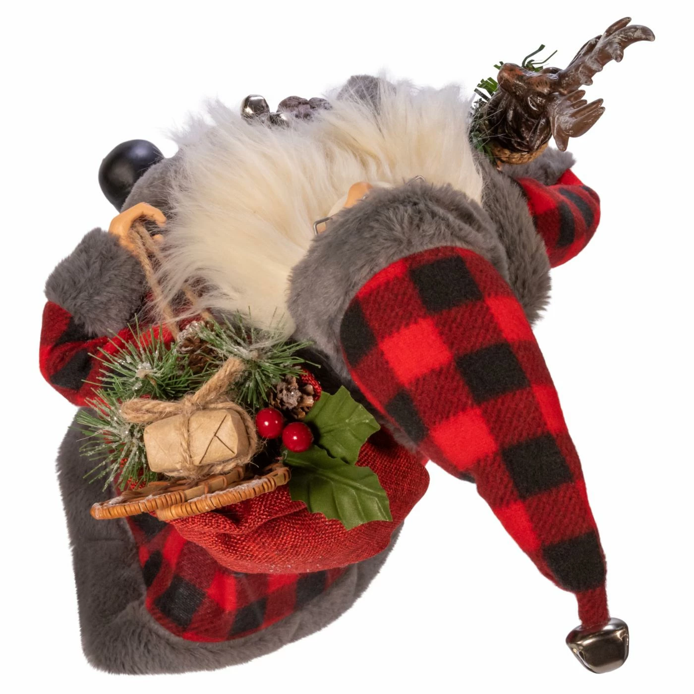 Promo π Santa Figurines Kurt Adler 18 In. Kringle Klaus Red And Gray Santa 𧨠- Image 6