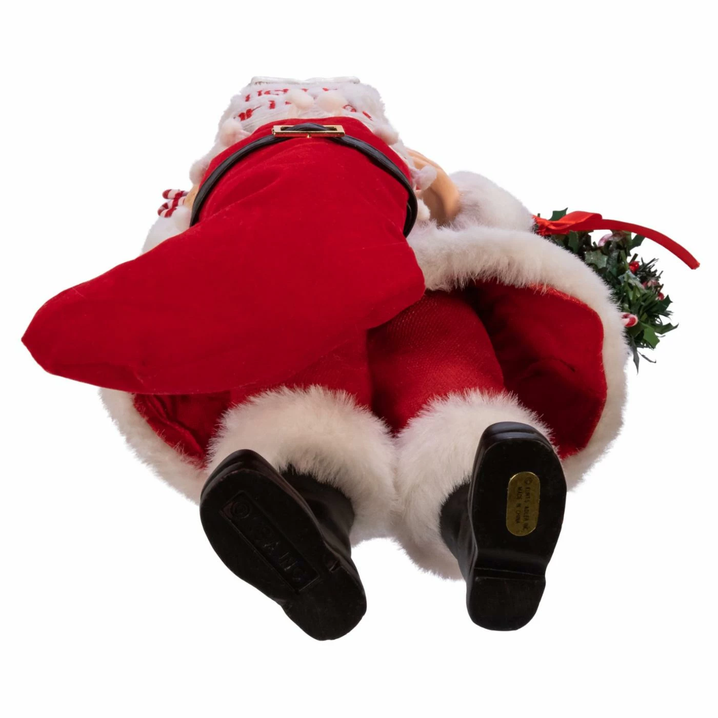 Flash Sale β¨ Santa Figurines Kurt Adler 10.5 In. Fabriche Gingerbread Santa With Stocking And Wreath π - Image 7