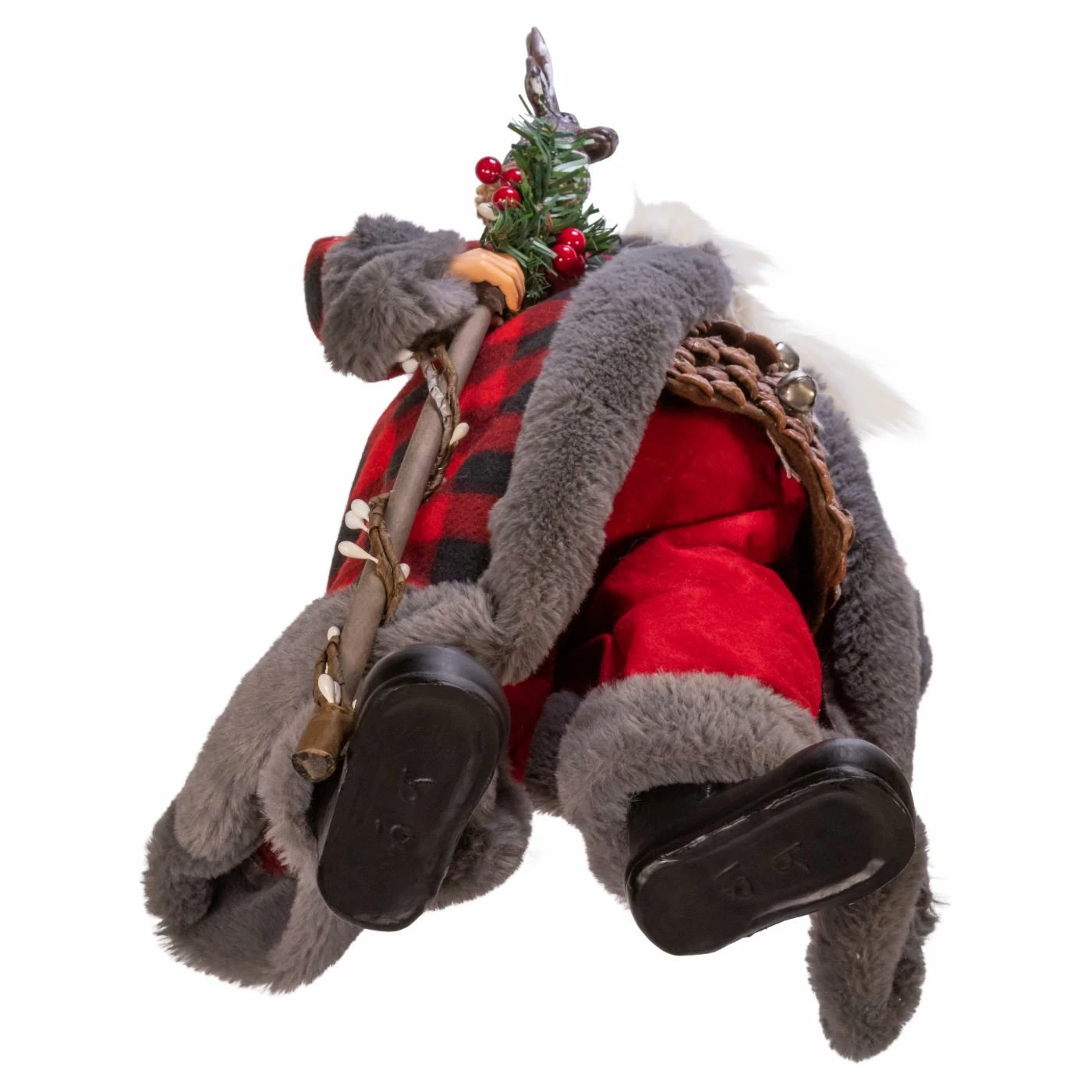 Promo π Santa Figurines Kurt Adler 18 In. Kringle Klaus Red And Gray Santa 𧨠- Image 7