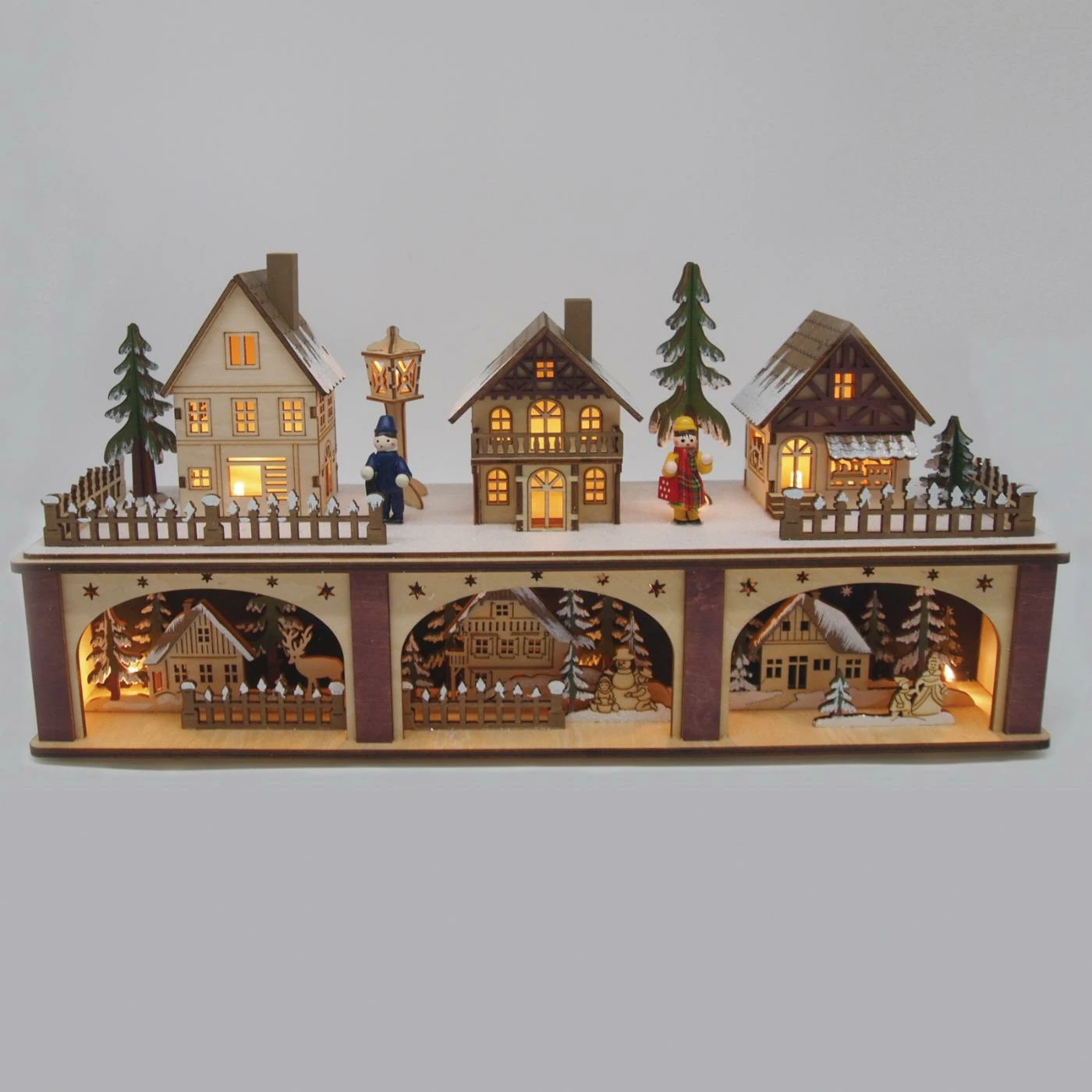 New π Decorative β Christmas Accents Kurt Adler 8.66 In. Battery Operated Village LED House π₯ - Image 8