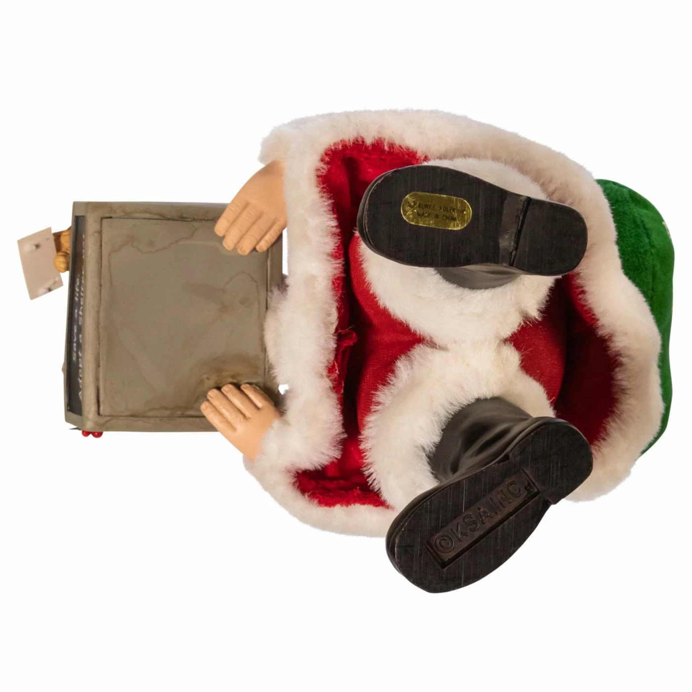 Buy ๐ฏ Santa Figurines Kurt Adler 10.5 In. Fabriche Adopt-a-Pet Santa With ๐ฆฎ Dog ๐ - Image 9