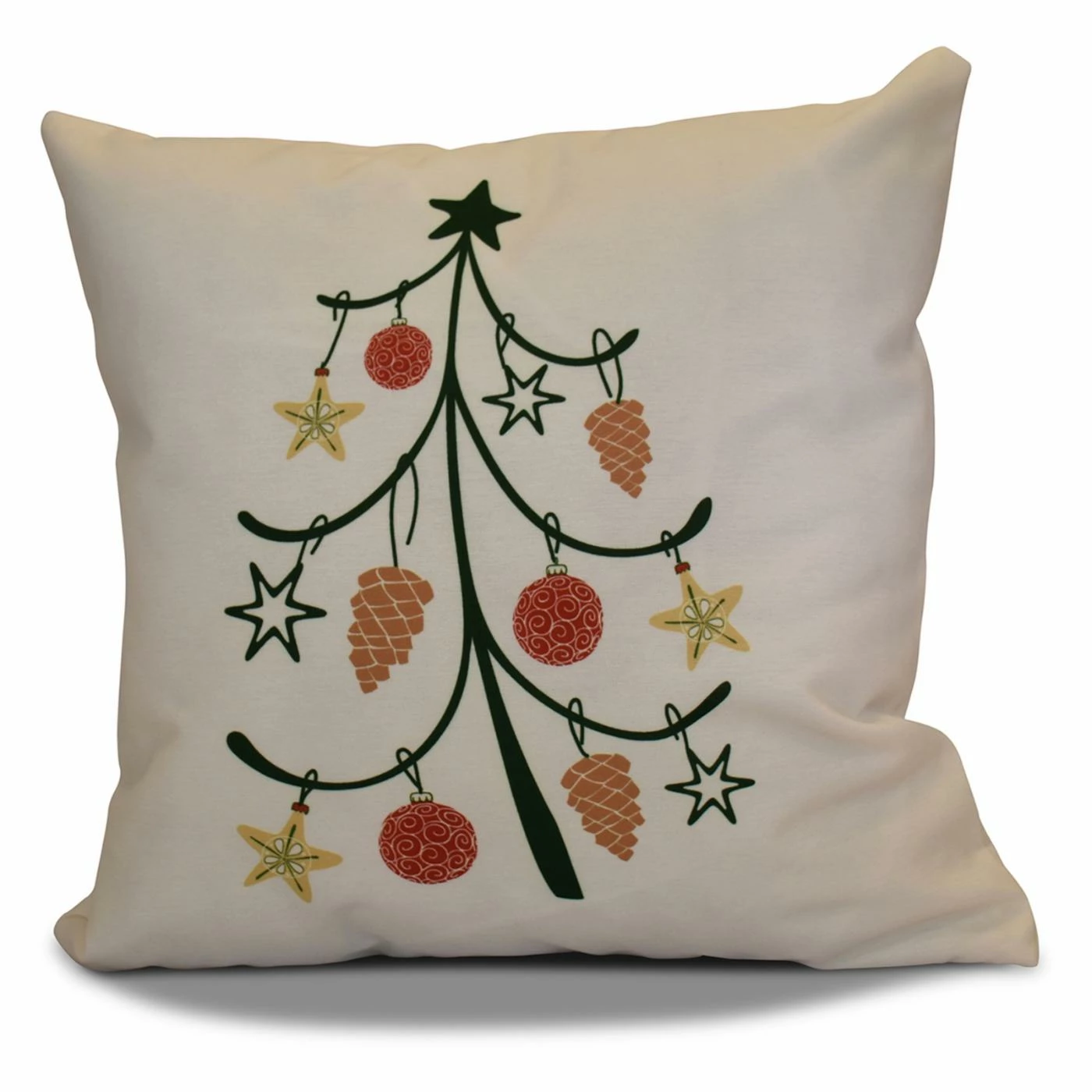 Best deal β Decorative π Christmas Pillows E By Design Pinecone Tree Decorative Pillow β - Image 3