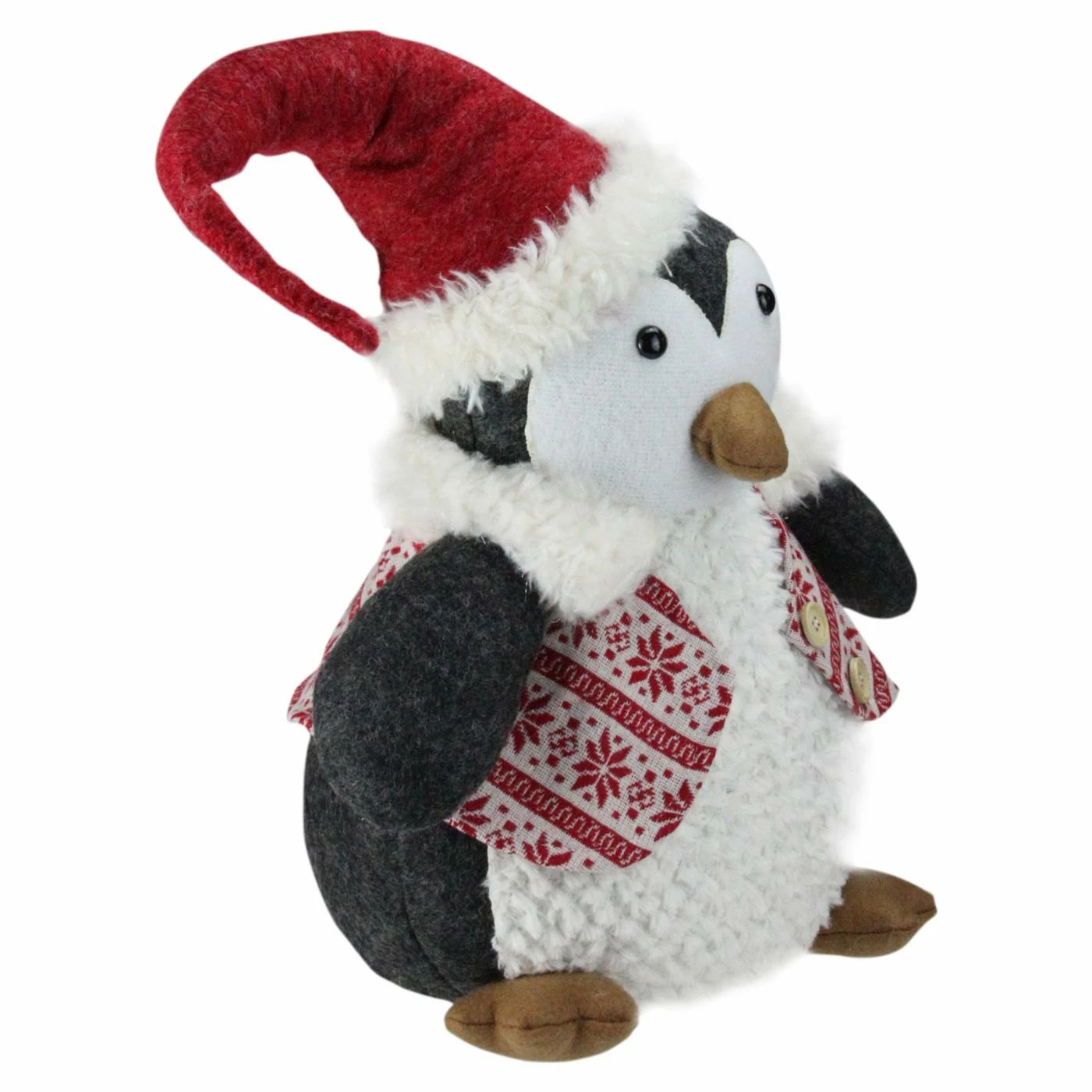 Wholesale π Decorative π Christmas Accents Northlight Plush Penguin In Nordic Snowflake Vest π Christmas Figure π - Image 3