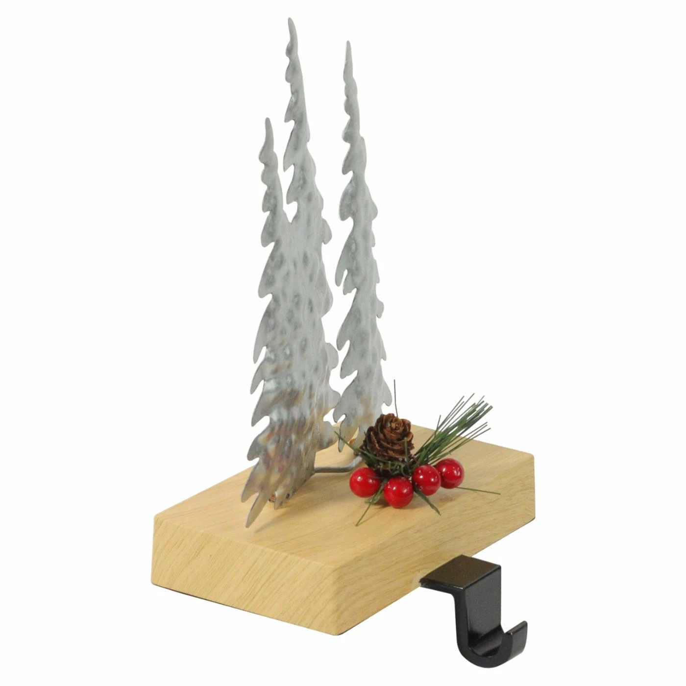Flash Sale π€© Christmas Stockings & Holders Northlight Tree Shaped Metal And Wood π Christmas Stocking Holder 𧨠- Image 3
