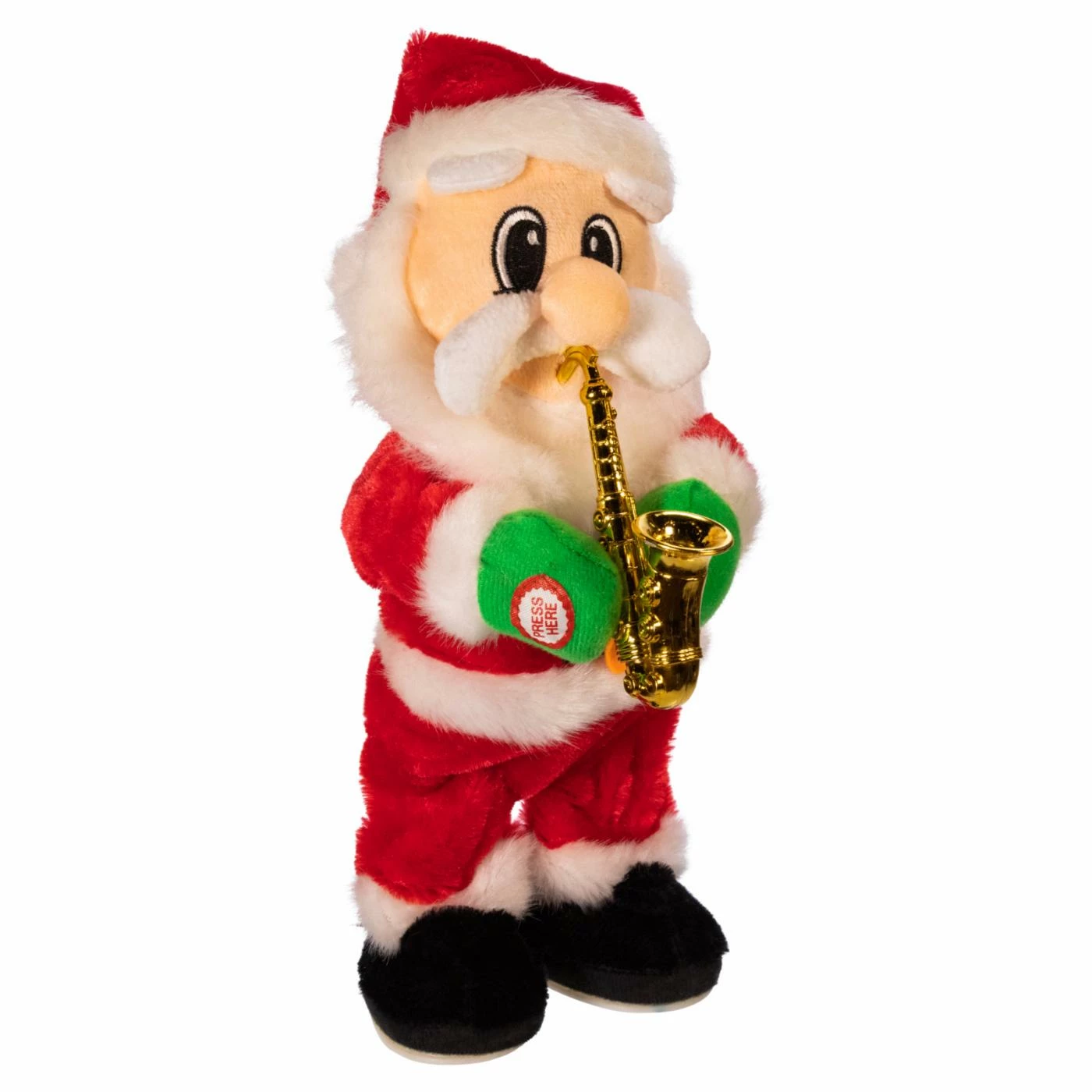 Brand new π Santa Figurines Kurt Adler 14 In. Battery Operated Dancing Jazz Santa π - Image 2