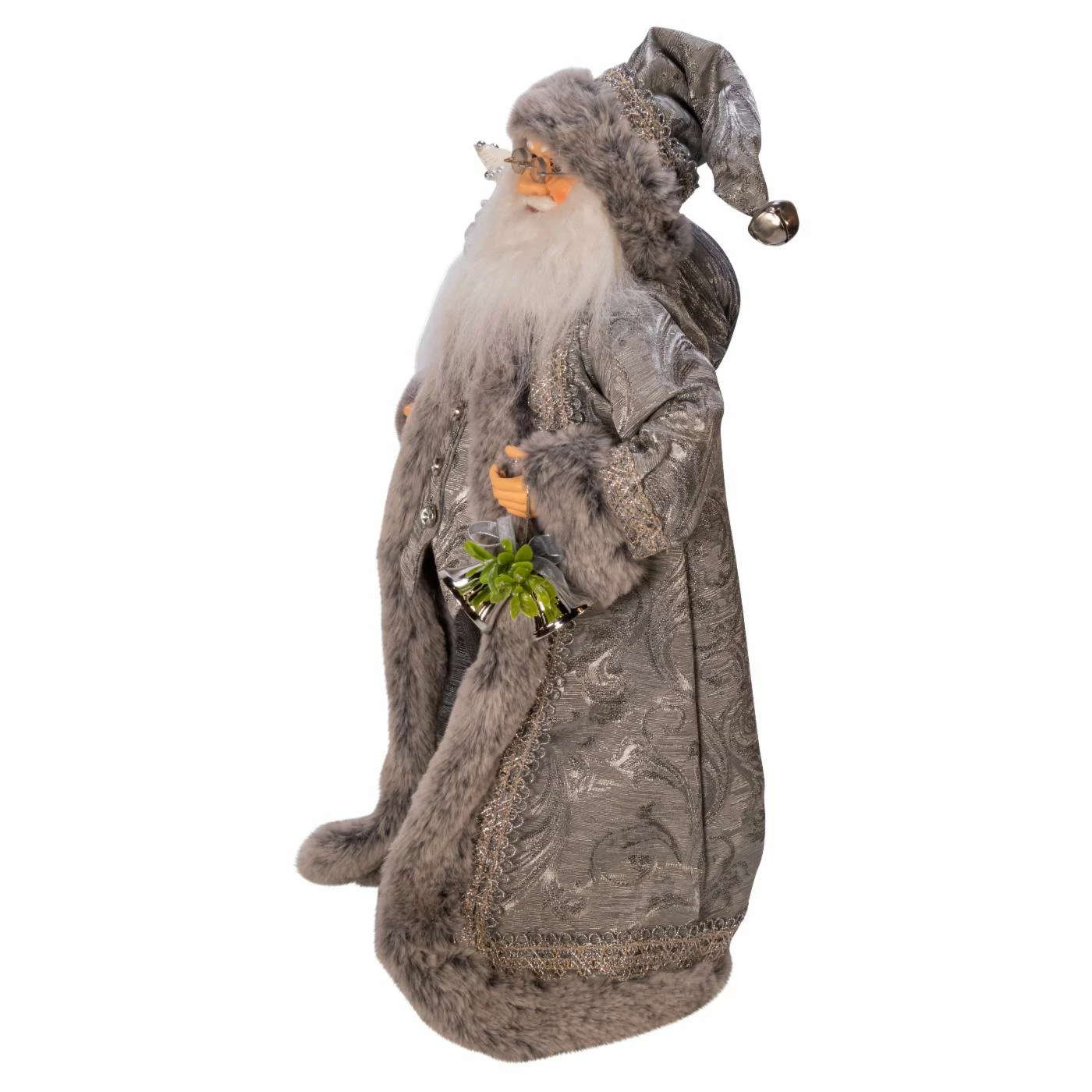 Cheapest π Santa Figurines Kurt Adler 18 In. Kringle Klaus Silver Santa β - Image 2