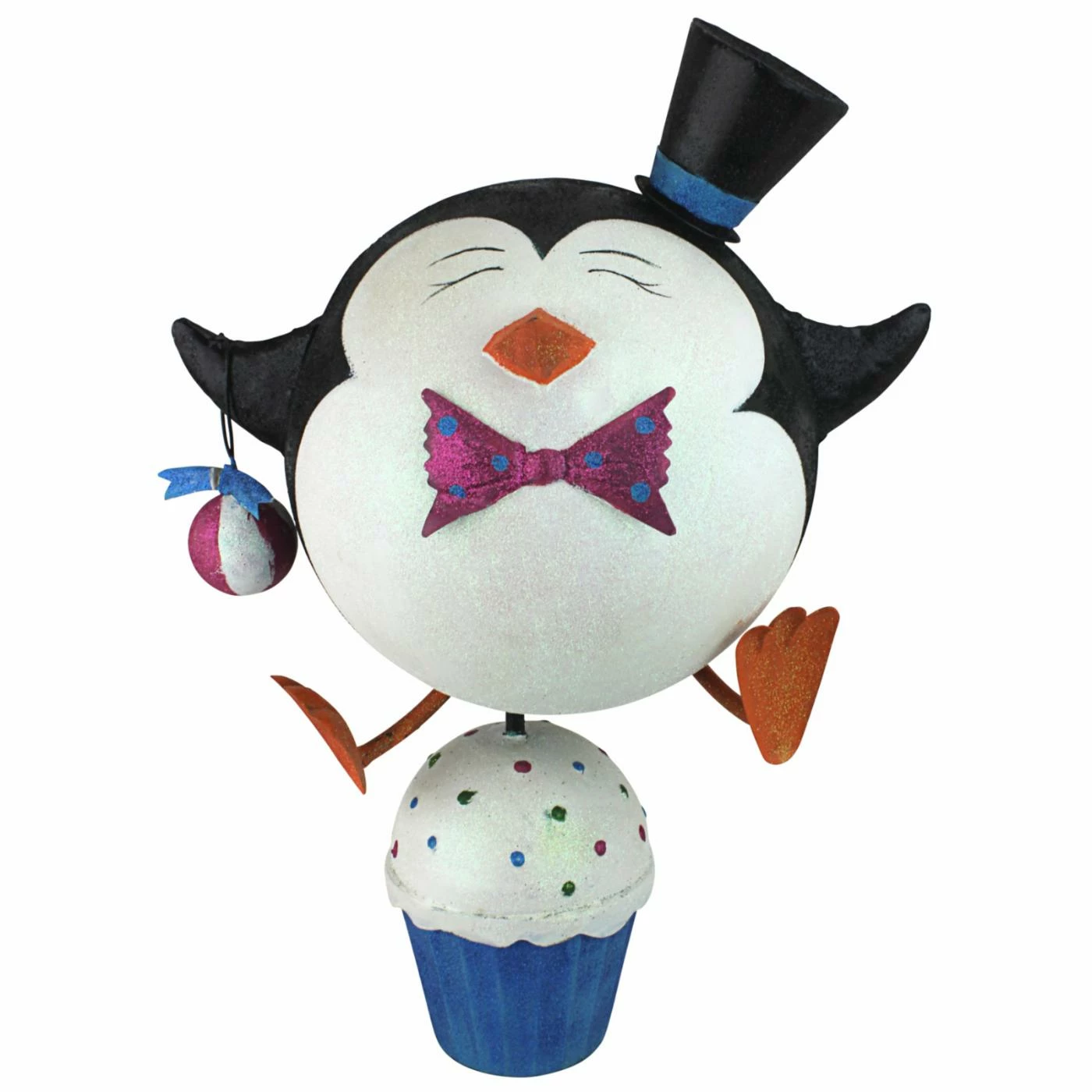 Cheap β€οΈ Decorative π Christmas Accents Design Toscano Cupcake Chorus Line Ginger The Holiday Penguin Statue β€οΈ - Image 2