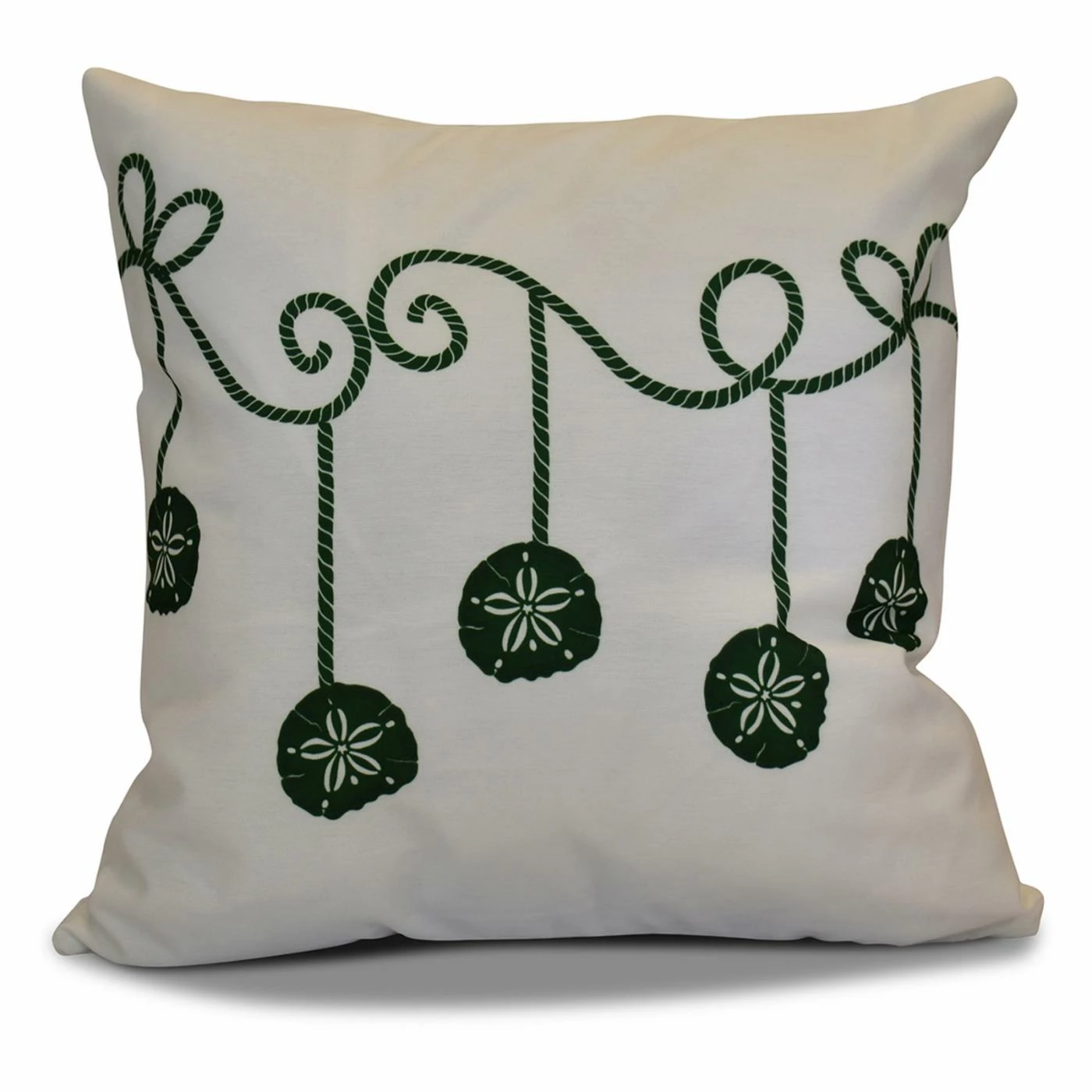 New β Decorative β Christmas Pillows E By Design Sanddollar Ornaments Decorative Pillow β - Image 2