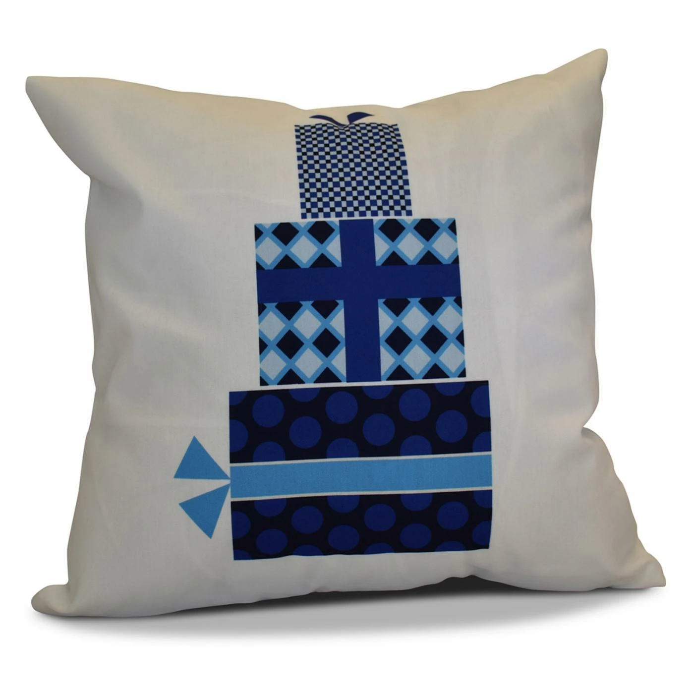 Hot Sale π Decorative π Christmas Pillows E By Design Gift Wrapped Decorative Pillow β - Image 2