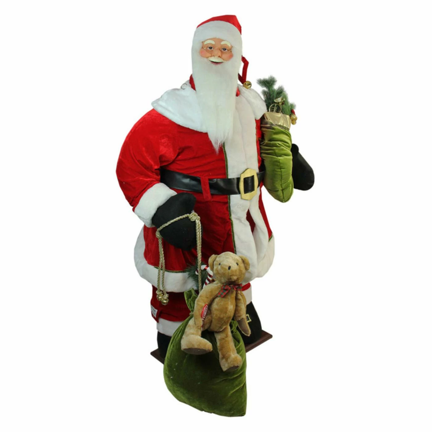 Deals π Santa Figurines Northlight 5 Ft. Life-Size Deluxe Animated Musical Inflatable Santa Claus π - Image 2