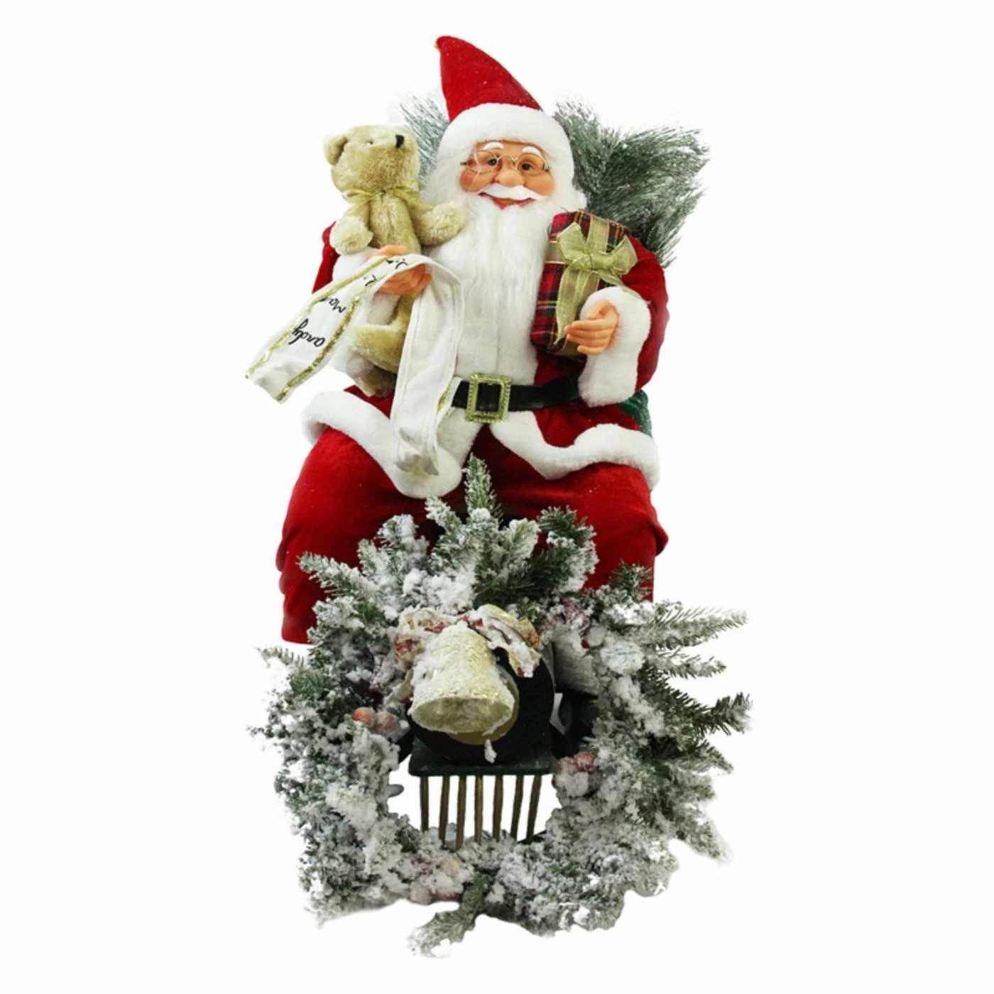 Outlet βοΈ Santa Figurines Northlight 26 In. Traditional Santa Claus On Train Car π - Image 2