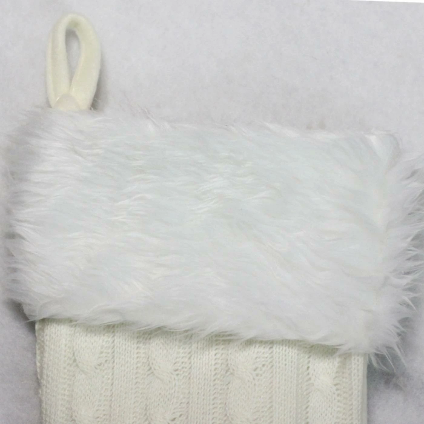 Deals π€© Christmas Stockings & Holders Northlight Cable Knit And Faux Fur Cuff β Christmas Stocking β - Image 2