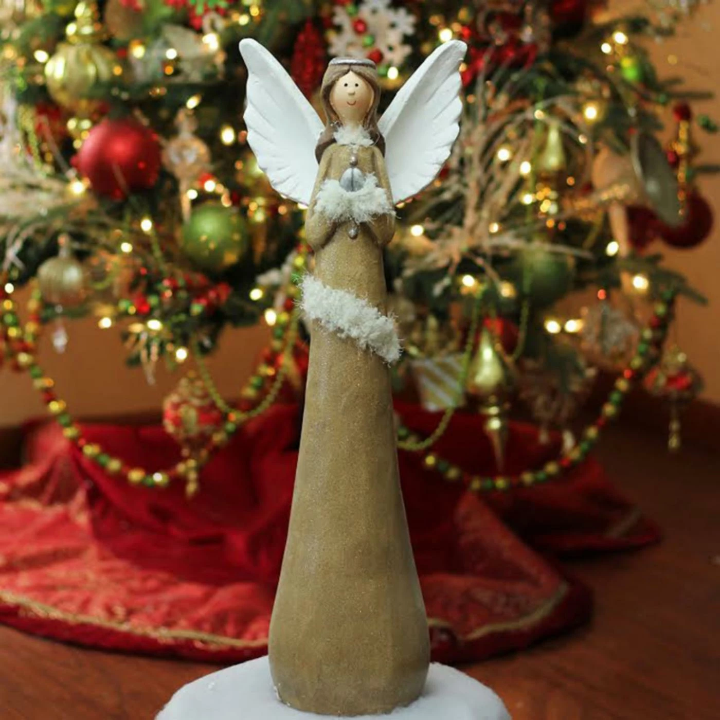 Deals π Decorative π Christmas Accents Northlight 24 In. Eco Friendly Praying Angel π Christmas Figure β¨ - Image 2