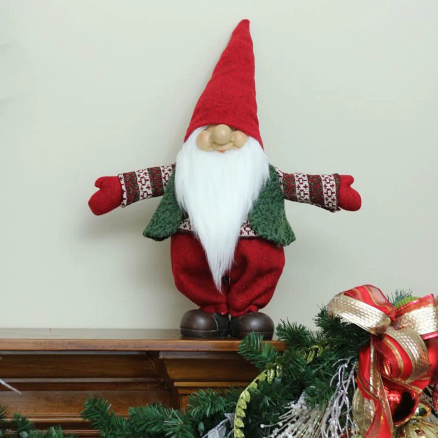 Brand new β Santa Figurines Northlight 23 In. Santa Gnome π Christmas Figure π― - Image 2