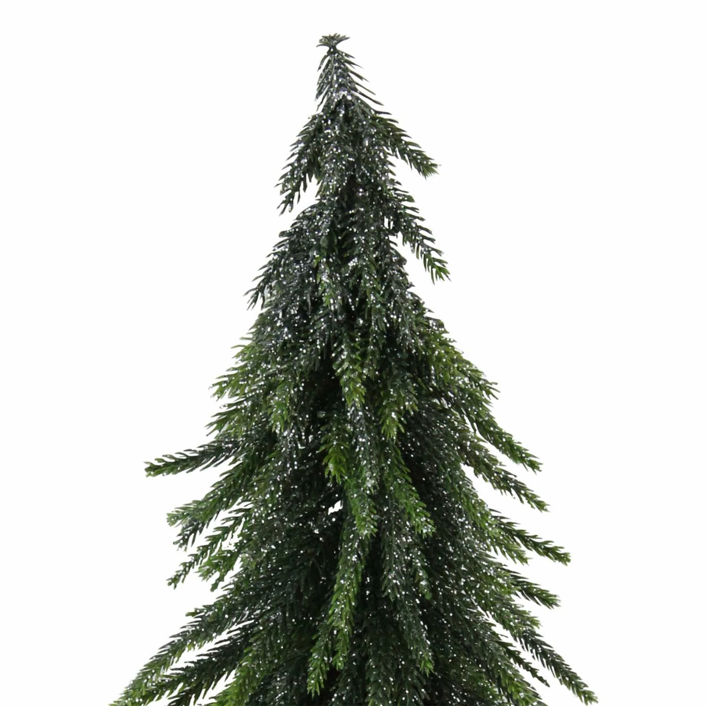 Best deal 𧨠Tabletop π Christmas Tree DΓ©cor Northlight 14 In. Silver Glitter Weeping Mini Pine π Christmas Tree In Burlap Covered Vase π€© - Image 2