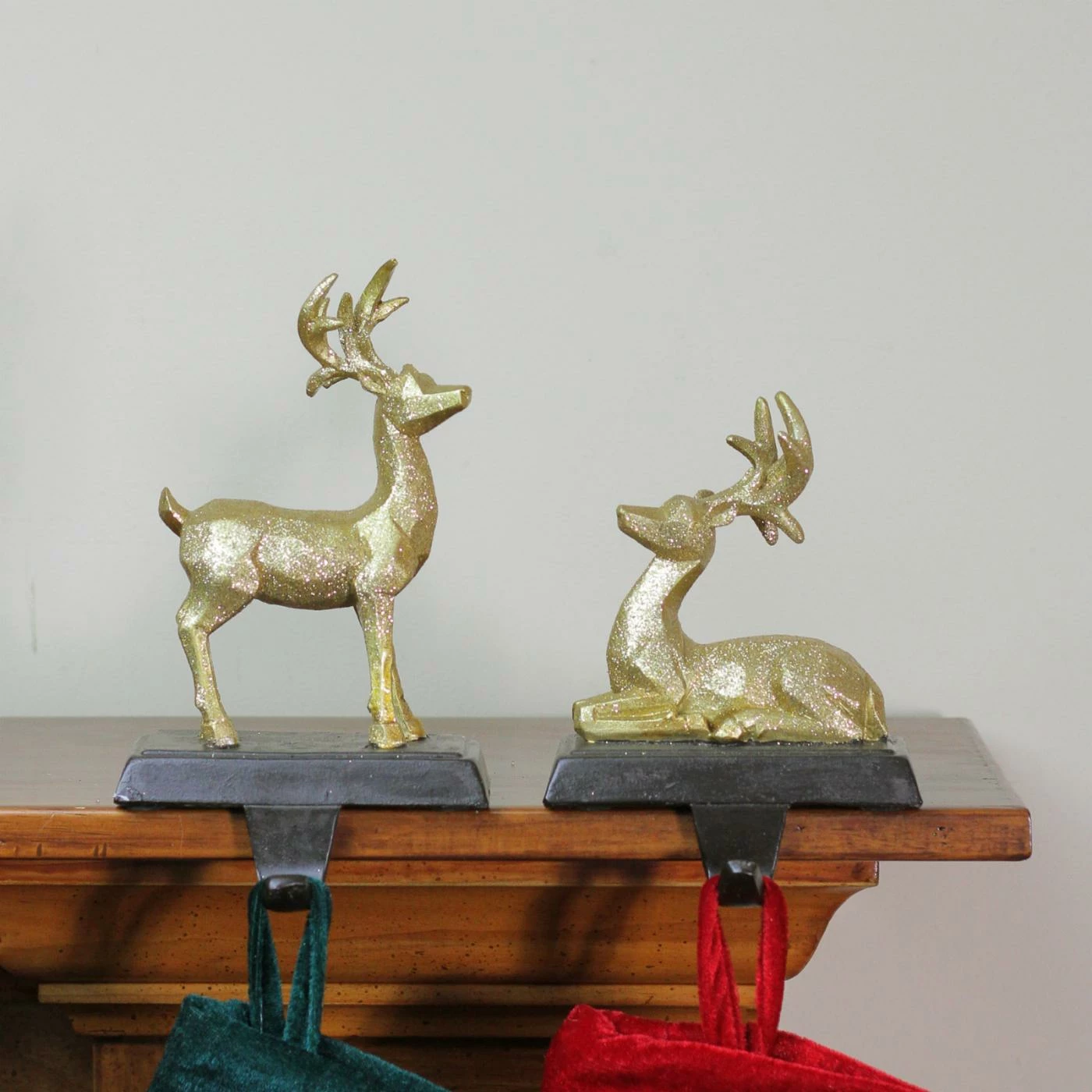 New π Christmas Stockings & Holders Northlight Gold Glittered Reindeer π
Christmas Stocking Holder - Set Of 2 π - Image 2