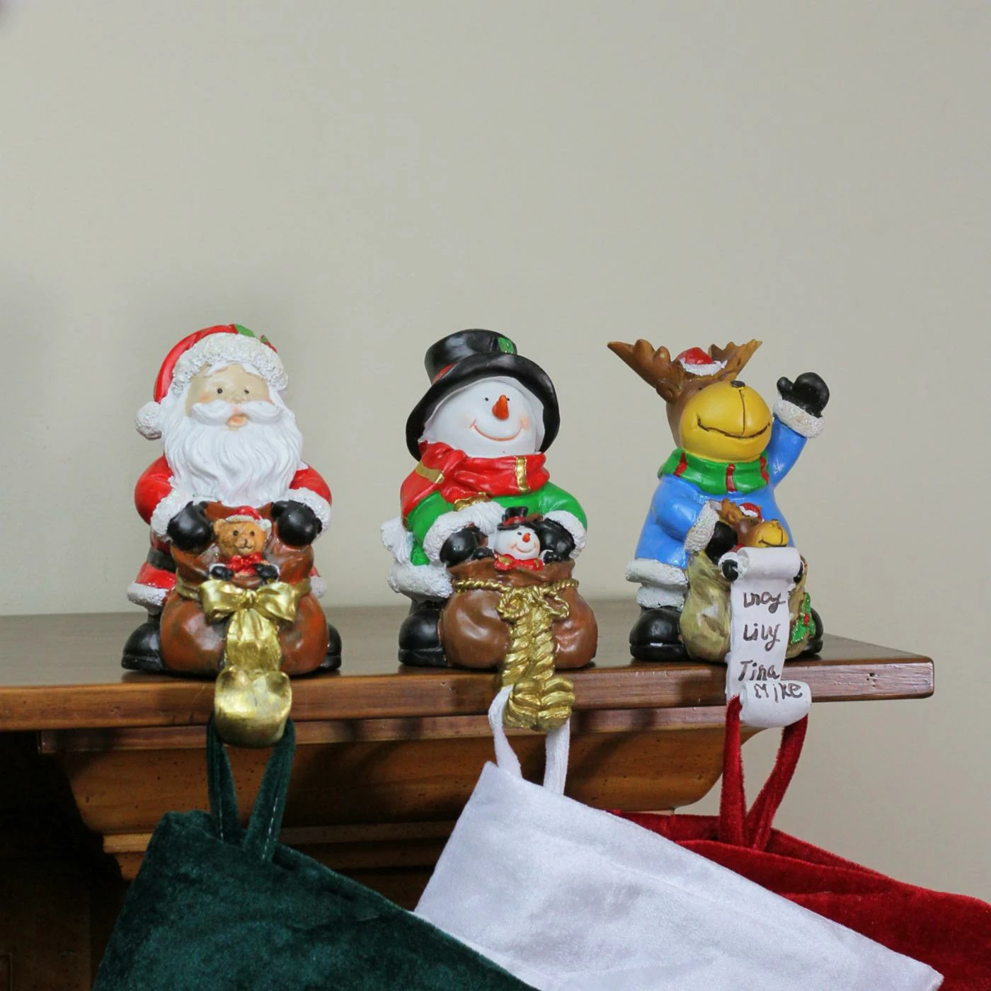 Top 10 π₯° Christmas Stockings & Holders Northlight Santa Snowman And Reindeer With Gift Sacks π Christmas Stocking Holder - Set Of 3 π€© - Image 2