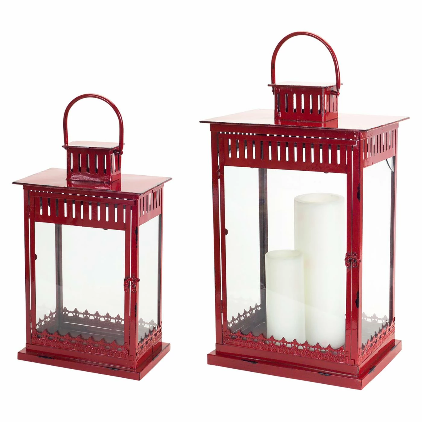 Best deal 𧨠Candle Holders π Christmas Home Decor Melrose International Industrial Lantern - Set Of 2 π - Image 2