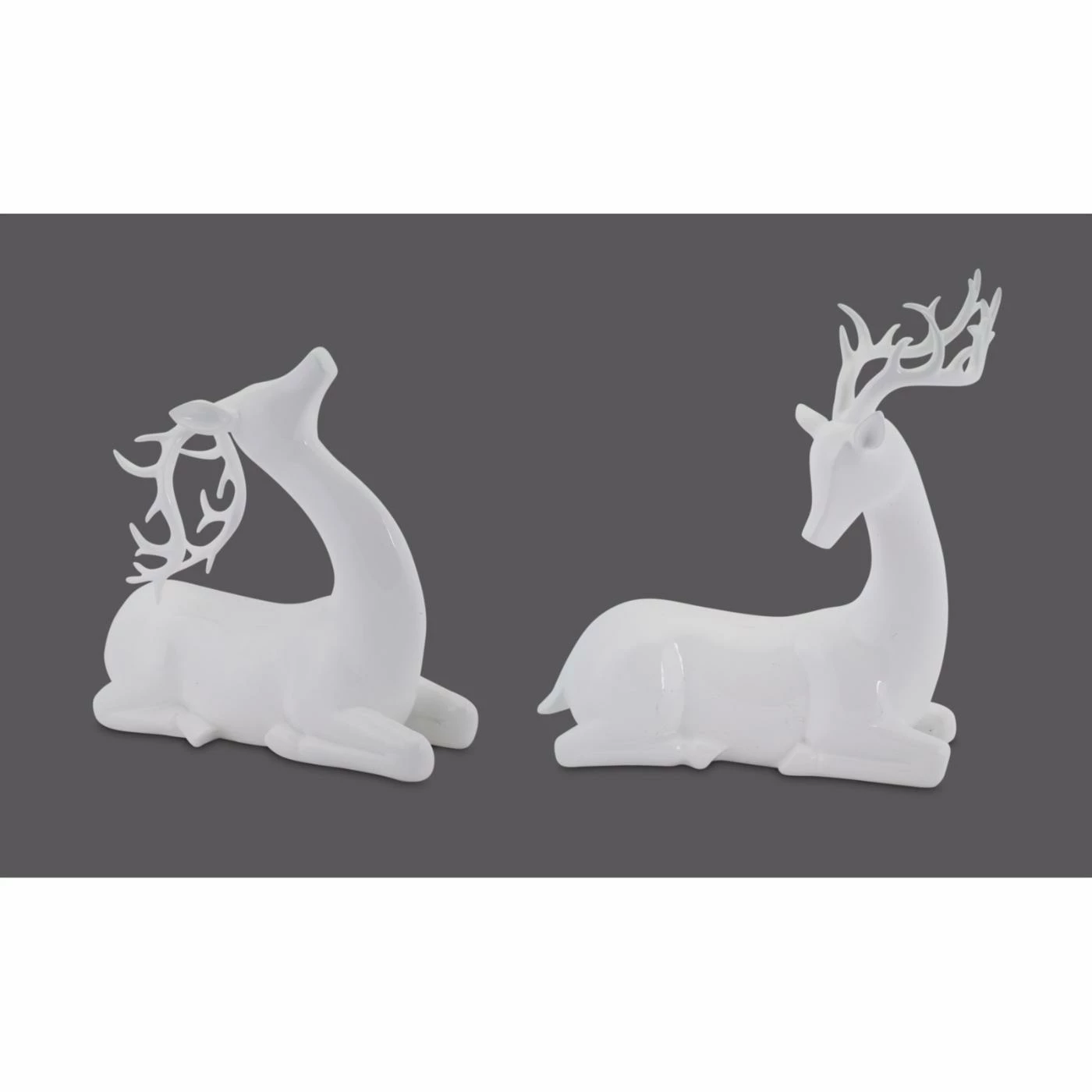 Cheap 𧨠Melrose International Decorative π Christmas Accents Melrose Modern Resting Deer Set π - Image 2