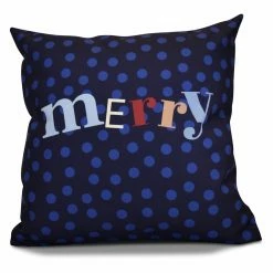Cheap 🥰 Decorative 🎁 Christmas Pillows E By Design Merry Dot Decorative Pillow 🎁