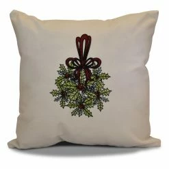 Wholesale π Decorative π Christmas Pillows E By Design Traditional Mistletoe Decorative Pillow βοΈ