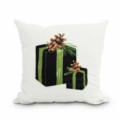 Best reviews of ✔️ Decorative 🎁 Christmas Pillows E By Design Natures Gift Holiday Print Decorative Throw Pillow 🌟