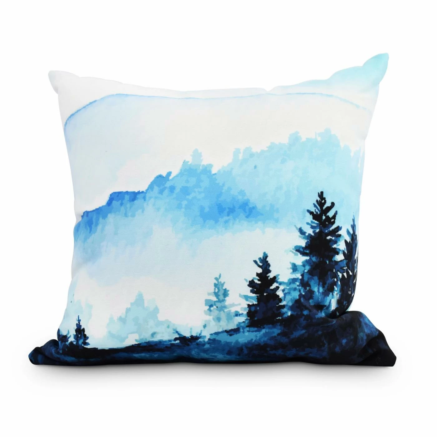 Best reviews of βοΈ Decorative π Christmas Pillows E By Design Winter Scene Blue Holiday Print Decorative Throw Pillow π