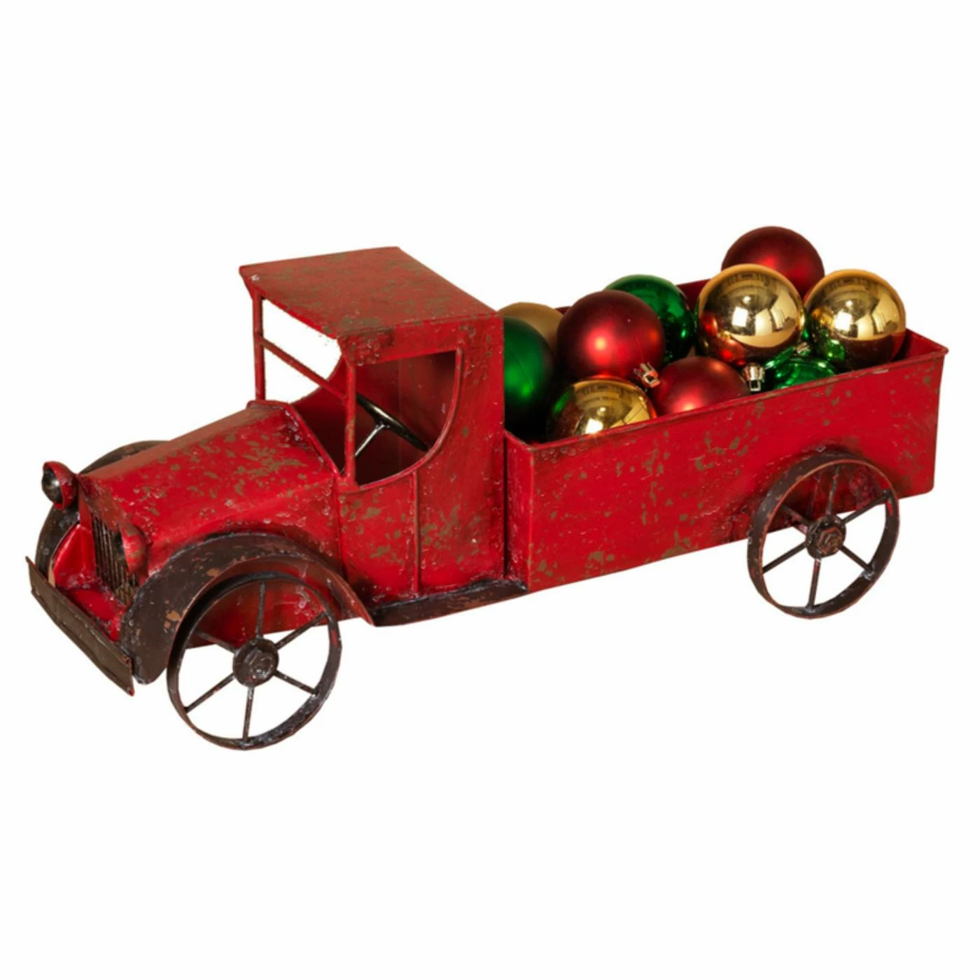 Buy π Decorative β Christmas Accents Gerson International 18.5L In. Red Metal Antique Truck π