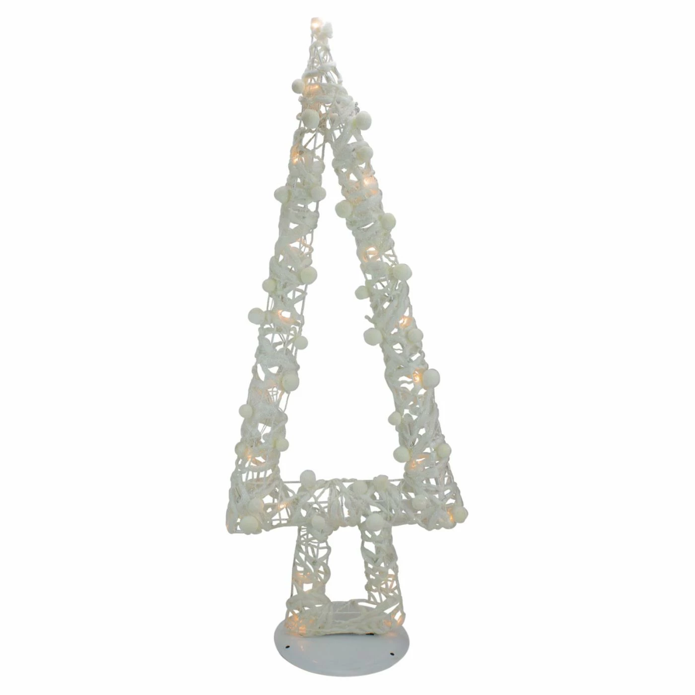 Budget 𧨠Tabletop β Christmas Tree DΓ©cor Northlight Lighted White String Glittered β Christmas Tree Figurine βοΈ