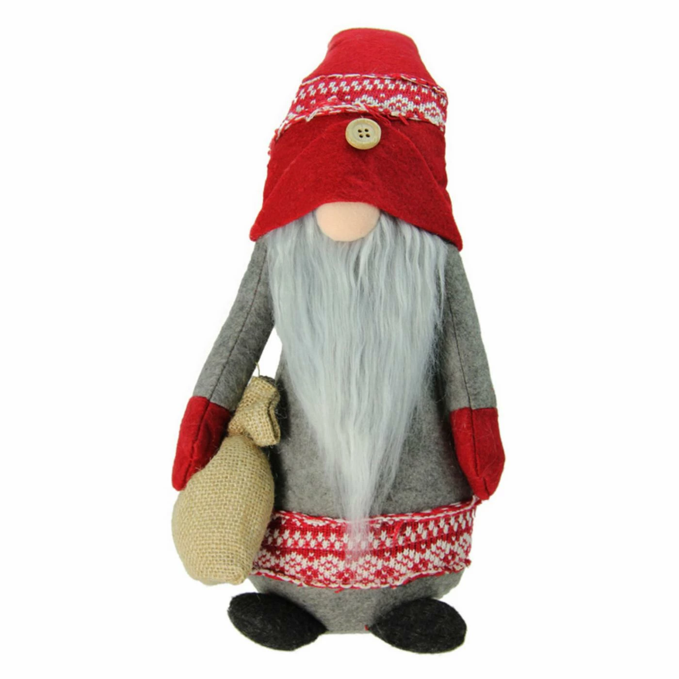 Buy π Santa Figurines Northlight Plush Nordic Santa π Christmas Gnome With Burlap Sack π₯°