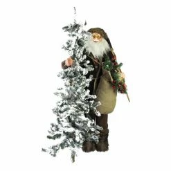 Flash Sale π― Santa Figurines Northlight 4 Ft. Standing Woodland Santa Claus π―