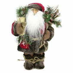 Flash Sale 🥰 Santa Figurines Northlight 12 In. Country Rustic Standing Santa Claus 🎅 Christmas Figurine 😍