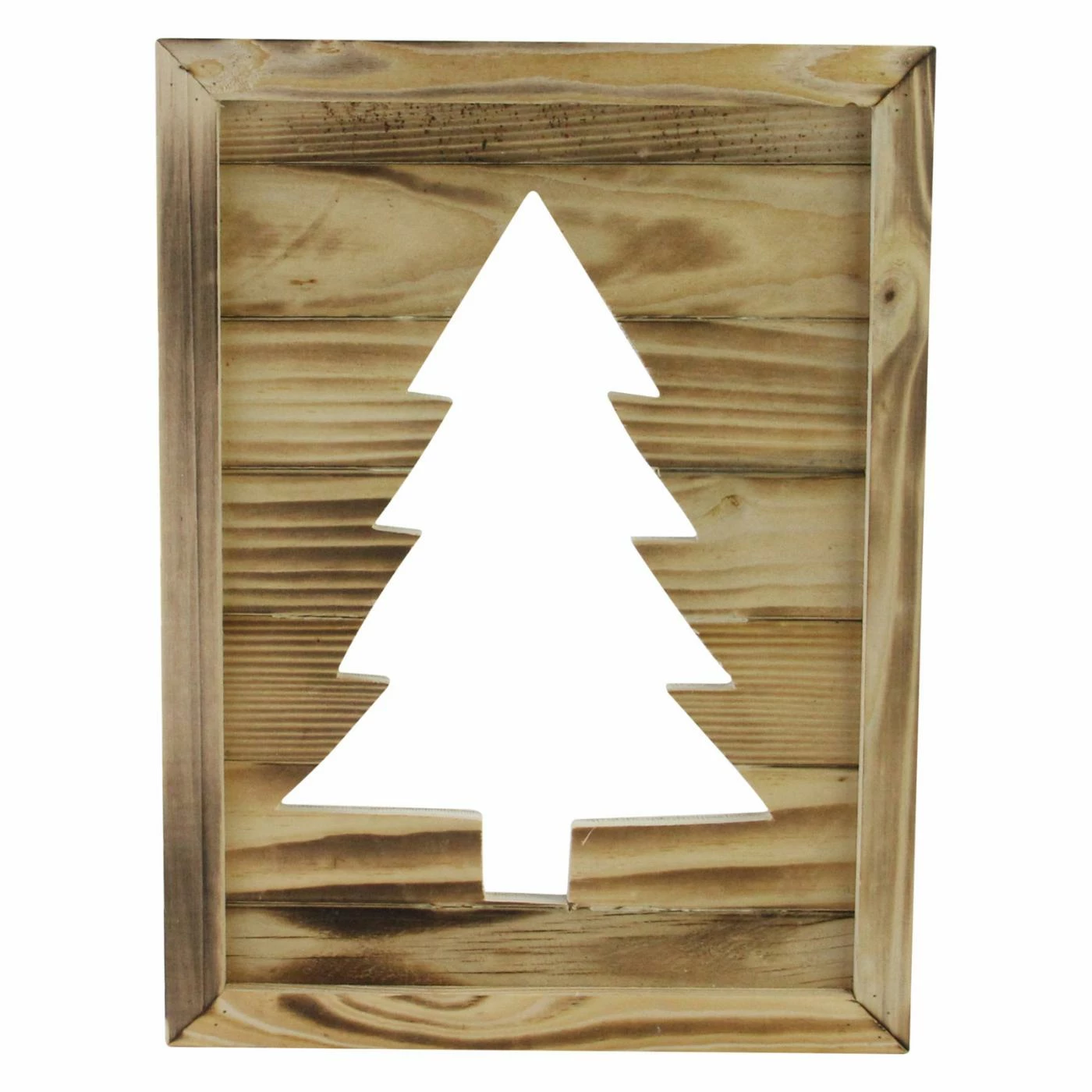 Coupon β Decorative π Christmas Accents Northlight 13.75 In. Framed Rustic Wood π Christmas Tree Cut Out Wall Accent π