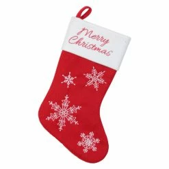 Coupon 𧨠Christmas Stockings & Holders Northlight Embroidered Merry π Christmas Snowflake π Christmas Stocking β¨