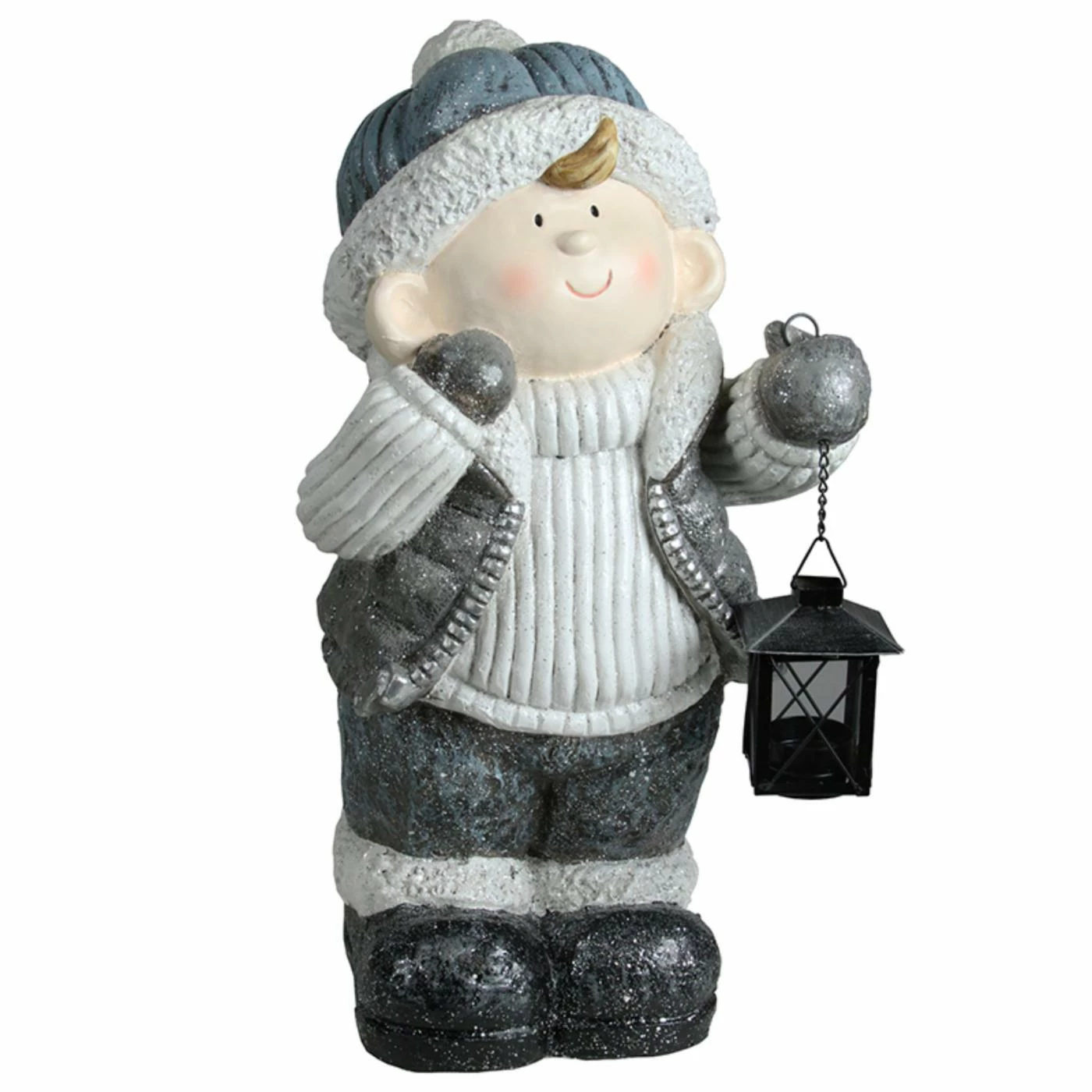 Top 10 ✔️ Candle Holders ❄ Christmas Home Decor Northlight 18.5 In. Snowy Woodlands Little Boy Holding Tea Light Lantern ❄ Christmas Decoration ✔️