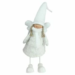 Wholesale ✨ Decorative 🎄 Christmas Accents Northlight 26.75 In. Snowy Woodlands Girl Angel 🎄 Christmas Figure ⌛