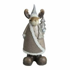 Best Pirce π₯ Decorative π Christmas Accents Northlight 15.75 In. Textured Eco Friendly Reindeer With π Christmas Tree Figure π