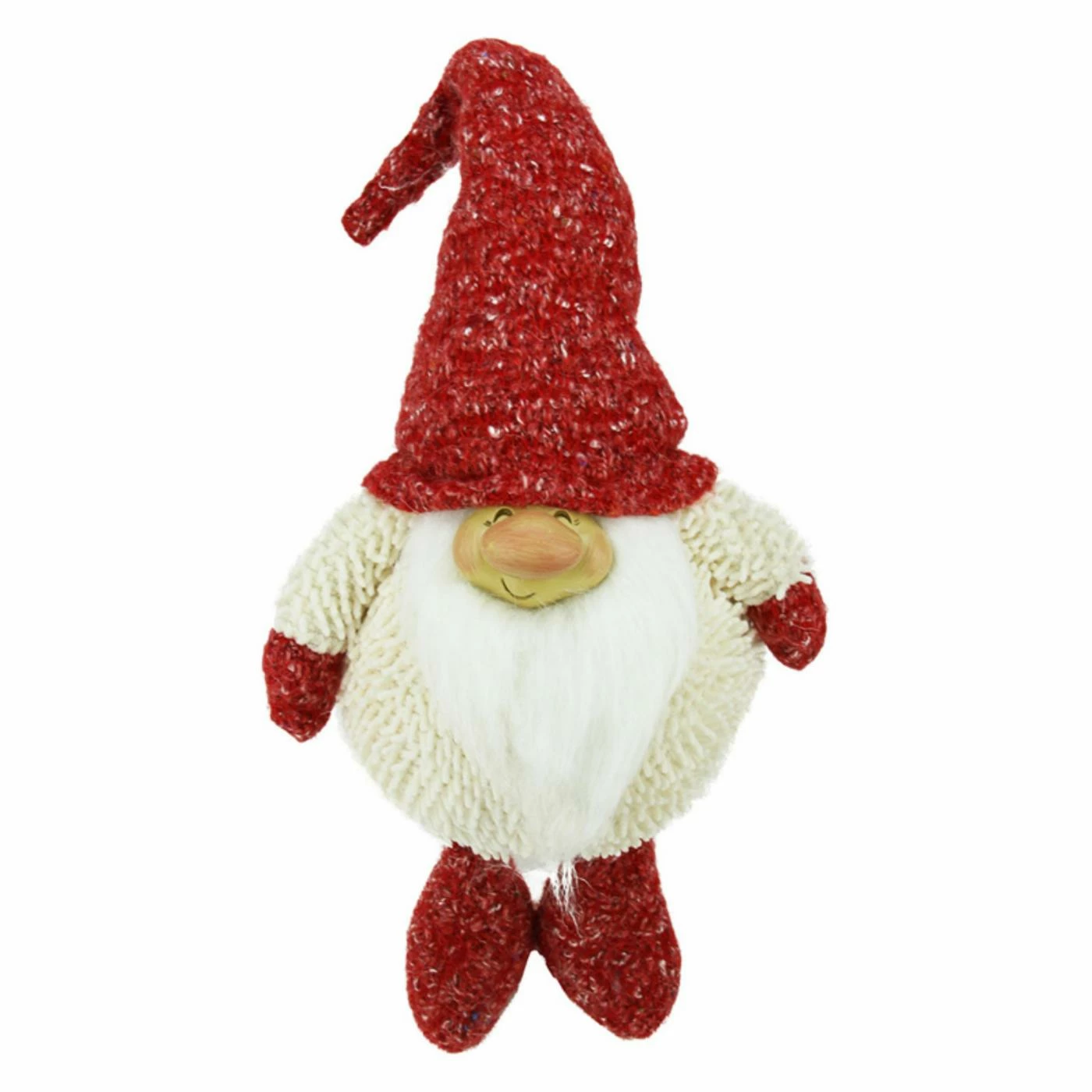 Brand new π₯ Decorative π Christmas Accents Northlight Chubby Smiling Gnome Plush Table Top π Christmas Figure β