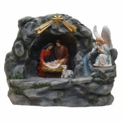 Top 10 😀 Nativity Figurines & Sets Northlight 18.5 In. Holy Family And Angel Nativity Figurine ✨