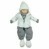 Best deal 🔥 Decorative 🔔 Christmas Accents Northlight 16 In. White And Gray Joyful Sitting Boy 🔔 Christmas ✨