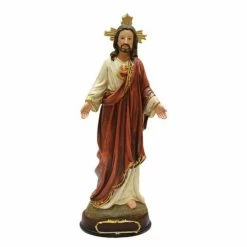 Cheapest 🧨 Nativity Figurines & Sets Northlight 12 In. Sacred Heart Of Jesus 🎄 Christmas Tabletop Figurine ✨