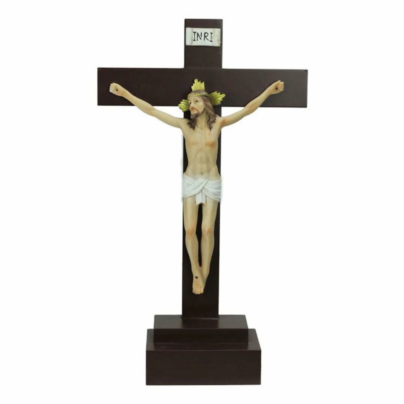 Best Sale π― Nativity Figurines & Sets Northlight 14.5 In. Inspirational INRI In. Jesus On Crucifix π Christmas π